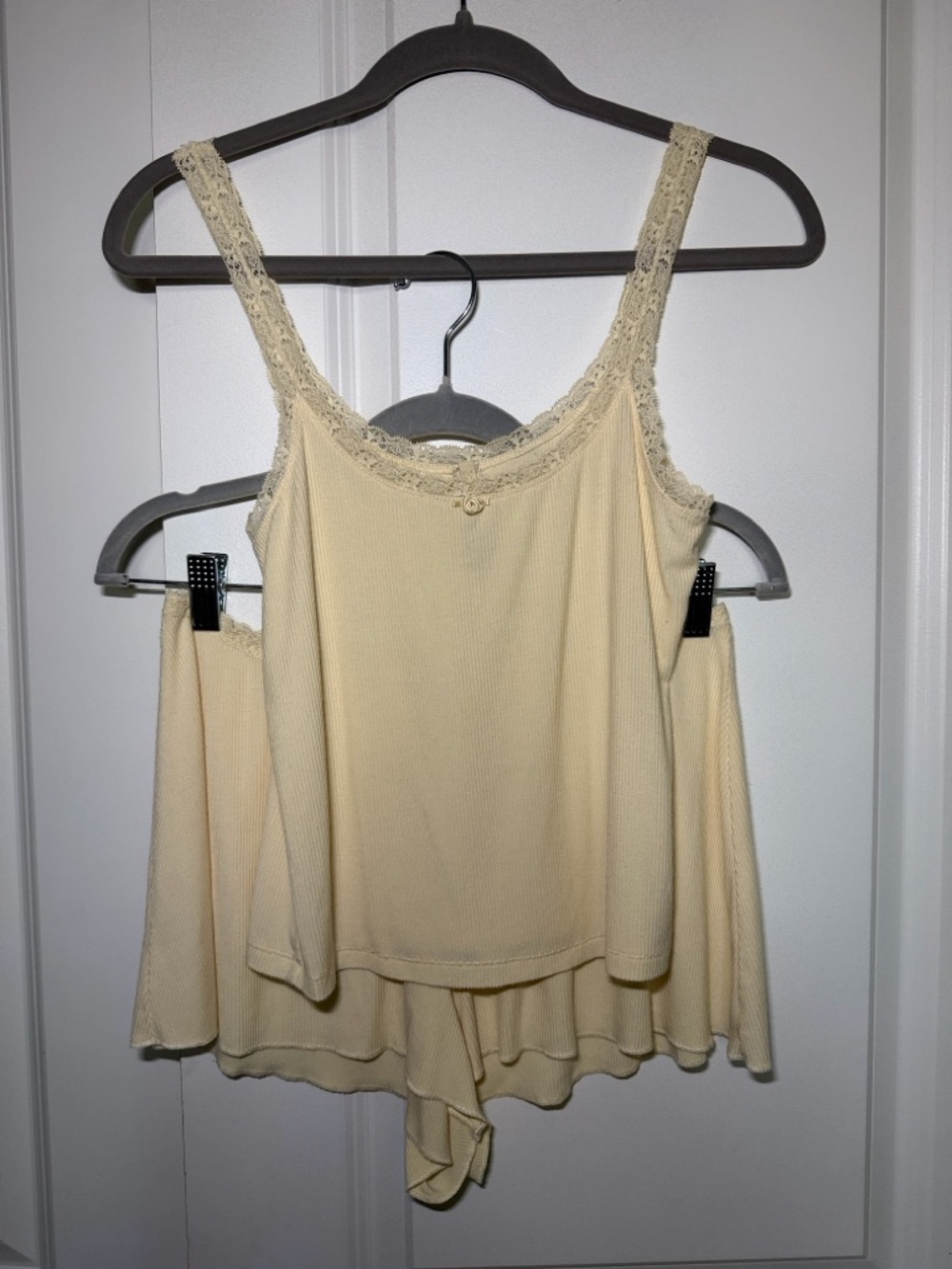 Skims Soft Lounge Lace Cami & Shorts Pajamas Set | Women’s Size Medium